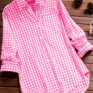 Vintage Checkered Long Sleeve Shirt